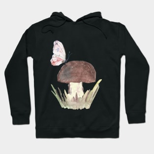 Mushroom and Butterfly Hoodie